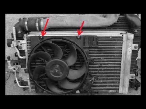 How To Remove/replace AC Condenser, Radiator Opel Zafira, Astra Vauxhall