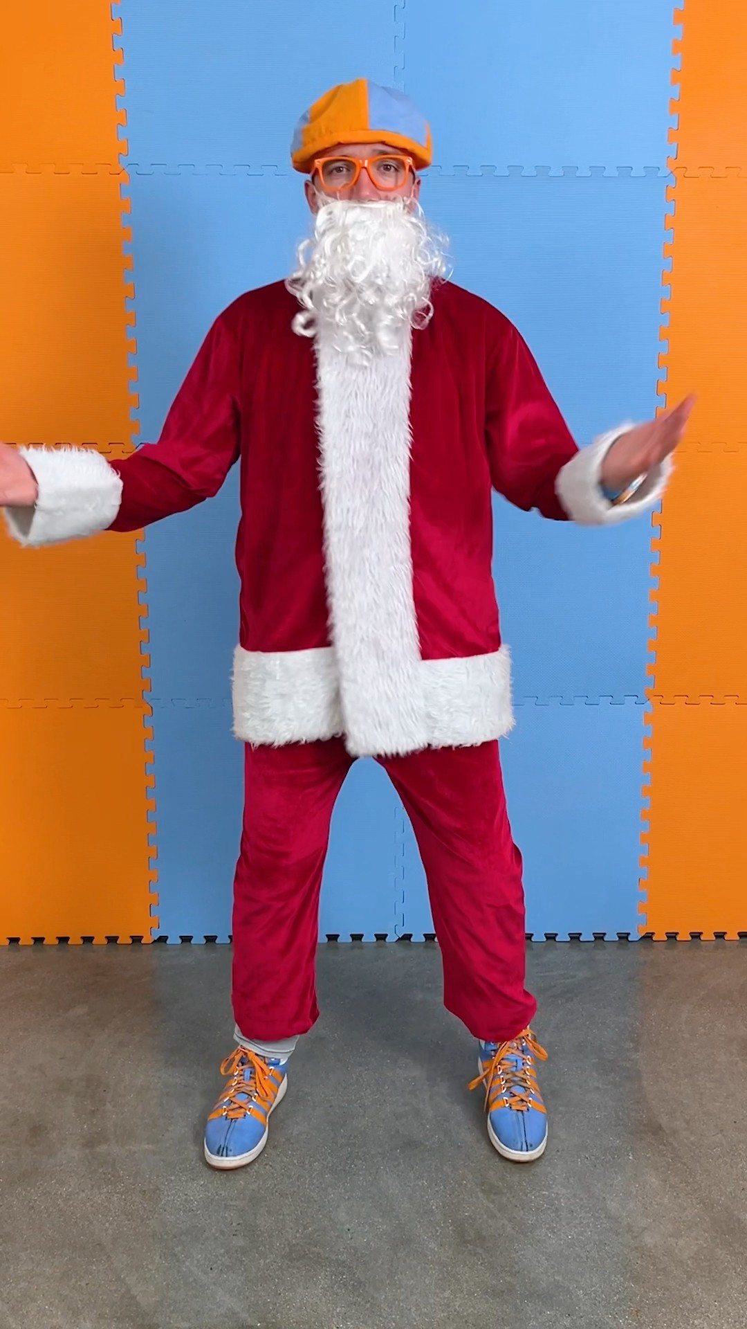 Is Blippi dressing up as Santa for Halloween?! DIY Costumes! #blippi #shorts