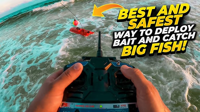 Fishing Surfer RC Surf fishing boat introduction and bait release