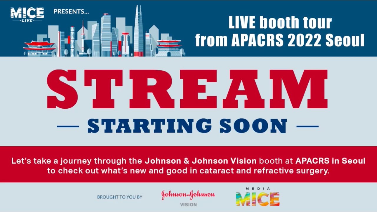 MICE LIVE at APACRS 2022 with Johnson & Johnson Vision