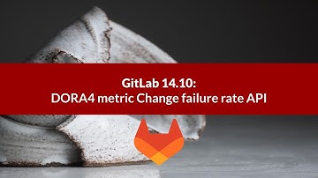 DORA4 metric: Change failure rate API