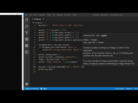 Python Bite - Strings