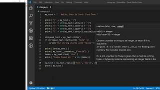 Python Bite - Strings