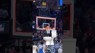 The biggest flush of ​⁠@MarchMadness wbb 🤪 #womensbasketball #dukewbb