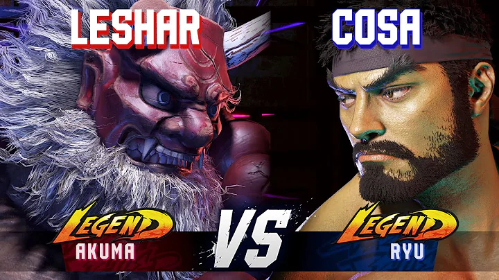 SF6 ▰ LESHAR (Akuma) vs COSA (Ryu) ▰ High Level Gameplay