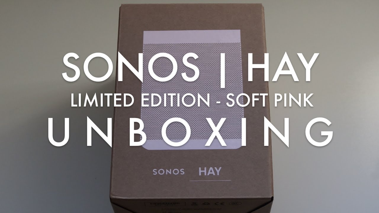 monarki af Måge Sonos HAY Limited Editon (Soft Pink) - Unboxing - YouTube