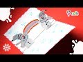 بطاقات معايدة رجل الثلج - صنع رجل الثلج من الورق |   Snowman card crafts for kids