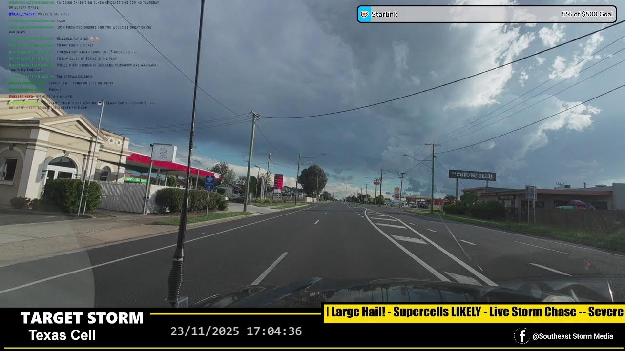 Supercell Sunday! Chase LIVE - SEQLD - YouTube