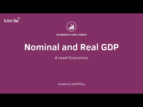 Nominal and Real GDP