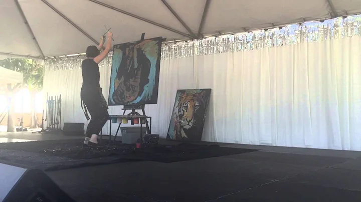 aMAZING speed painter Amy Burkman--- INCREDIBLE
