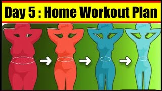 Day 5/100 days Weightloss Challenge - Home Workout Routine