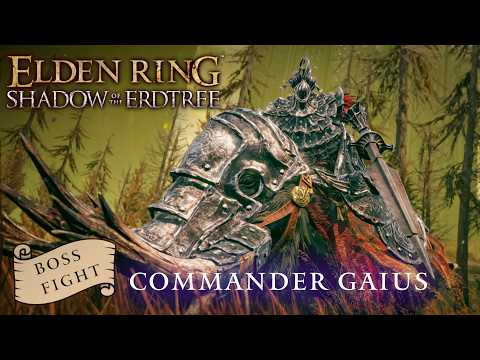 COMMANDER GAIUS Boss Fight | ELDEN RING SHADOW OF THE ERDTREE | HK Gamer Bros