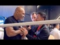 Mike Tyson humbly KISSES Manny Pacquiao Hand out of Love &amp; Respect at his New Gym in Saudi Arabia