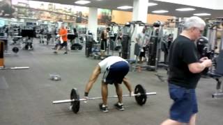 Andre Crews does CrossFit Isabel