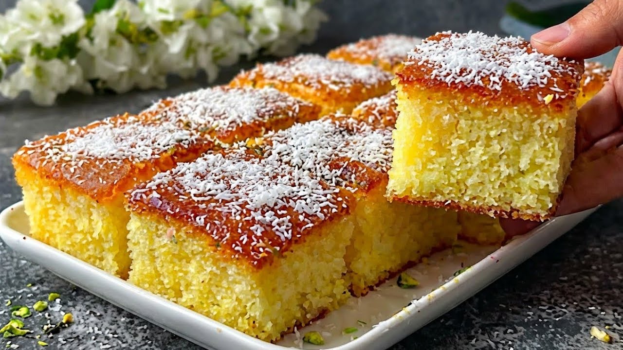 The softest and most delicious orange cake 🍊 that melts in your mouth!