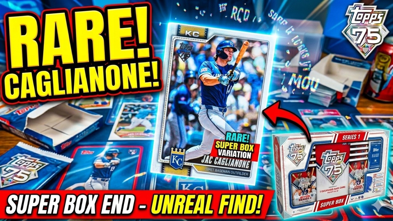 I Found a RARE Jac Caglianone Variation! ⚾️ 2026 Topps Super Box