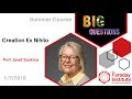 Creation Ex Nihilo - Prof. Janet Soskice