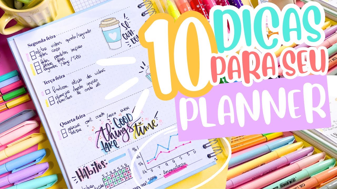 10 DICAS para usar NO SEU PLANNER ainda esse ano!!!! - Karina Idalgo ♥