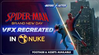 VFX Recreation in Nuke | Spider-Man Before & After