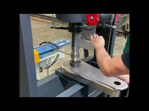Using the Dake 50H Hand Hydraulic Press and Mittler Bros Punch & Bead Tooling - Trick-Tools.com