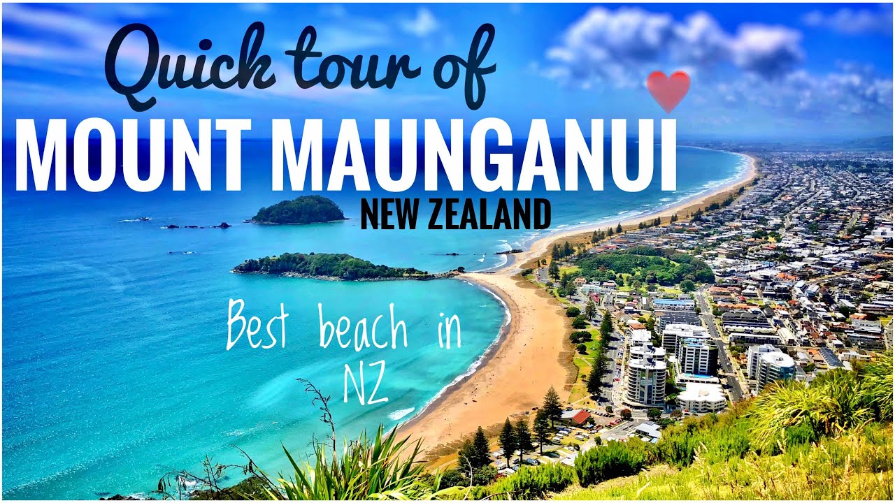 Quick tour of Mount Maunganui best beach in NZ YouTube