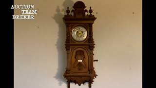 Lot 339: Symphonion No. 25R Regulator Wall Clock, c. 1895