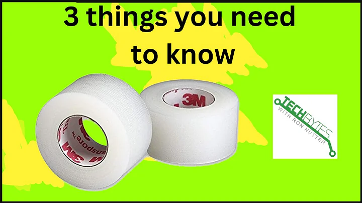 3 things you need to know about 3M Transpore Clear 1-Inch Wide First Aid Tape
