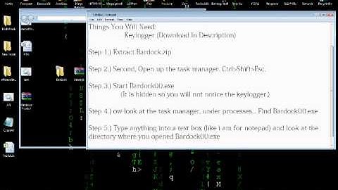 How To Make And Use A Keylogger