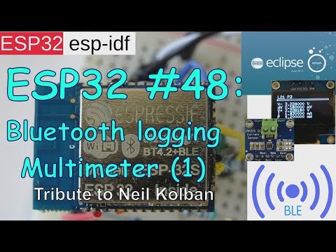 ESP32 #48: Bluetooth Logging Multimeter with INA219 and SSD1306