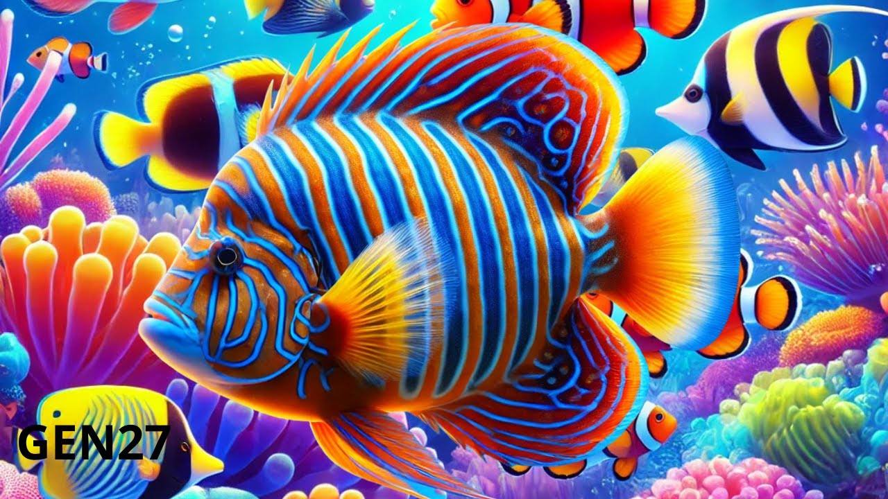 Amazing Aquarium Fish Feeding Frenzy | Relaxing Underwater Views