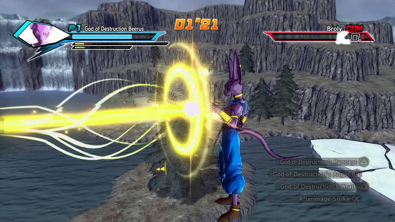 DRAGON BALL XENOVERSE offline match part 10 beerus vs broly - YouTube