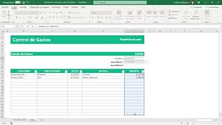 Cómo armar en Excel un sistema de control de gastos personales paso a paso