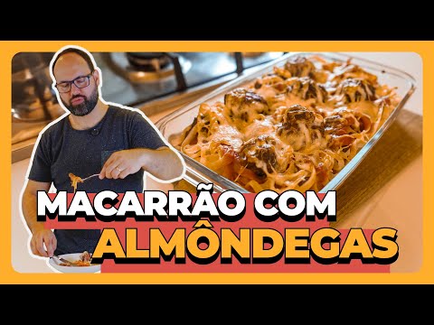 MACARRÃO COM ALMÔNDEGAS | PASSO A PASSO | ALMOÇO RÁPIDO E FÁCIL
