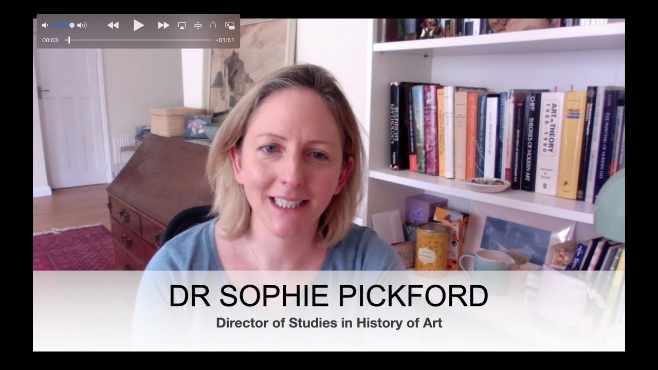 Dr Sophie Pickford - Director of Studies in History of Art
