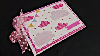 Scrapbook:- babygirl🌸 | Birthday handmade gift card ideas | s.k.cRaFt's