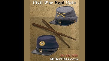 Authentic Civil War Kepi Caps for Reenactment.  #civilwar #reenactment #reenactors