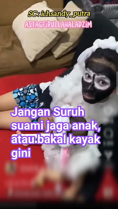 JANGAN SURUH SUAMI JAGA ANAK KALAU GAK MAU KAYAK GINI 🤣 #wawaistory #emakemak #shortsvideo