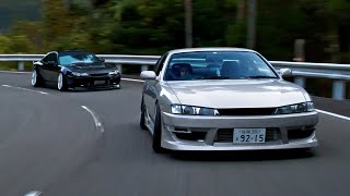 S14 & S15 Twin Silvia Touge Run | 4K