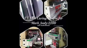 UV LED Curing System for Mark Andy