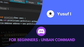 JDA 5 for Beginners : UNBAN Command