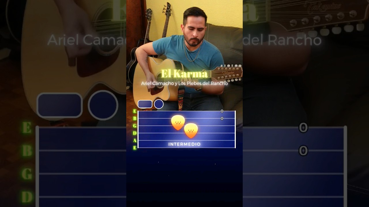 El Karma - Ariel Camacho | Tutorial Requinto #regionalmexicano #shorts #requinto