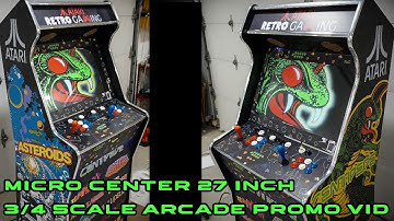 Micro Center 27 inch 3/4 Scale Arcade Cabinet - Promo
