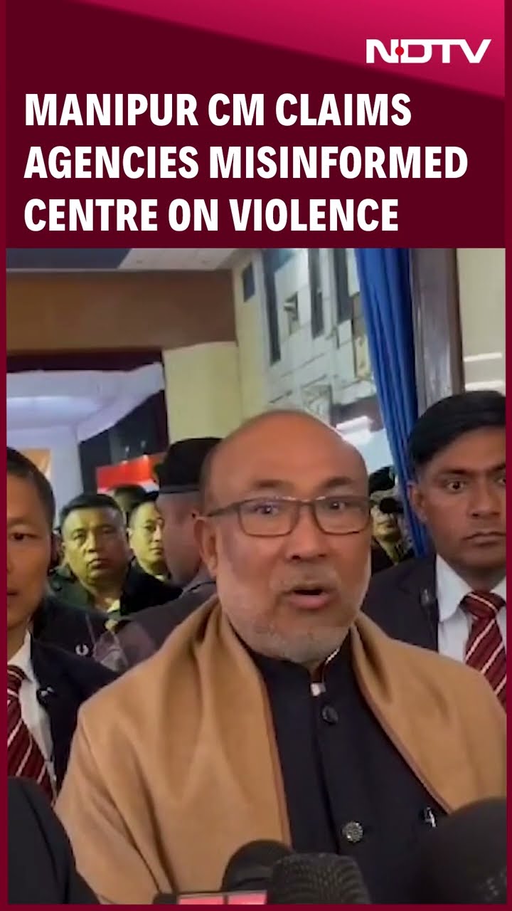 Manipur Latest News | Manipur CM's Big Claim: Agencies Had Misinformed Centre Over Violence