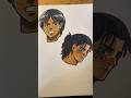 Drawing Eren Jaeger with some new markers