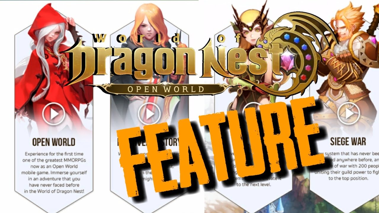 Review Skill All Class World Of Dragon Nest Youtube