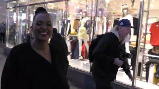 Aisha Tyler talks about next season of Archer outside Captain Marvel Premiere at Dolby Theatre in Ho