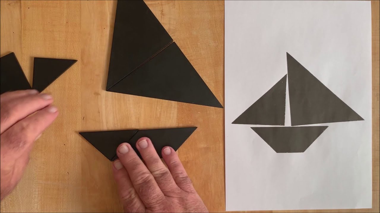 Sailing Ship Tangram Puzzle