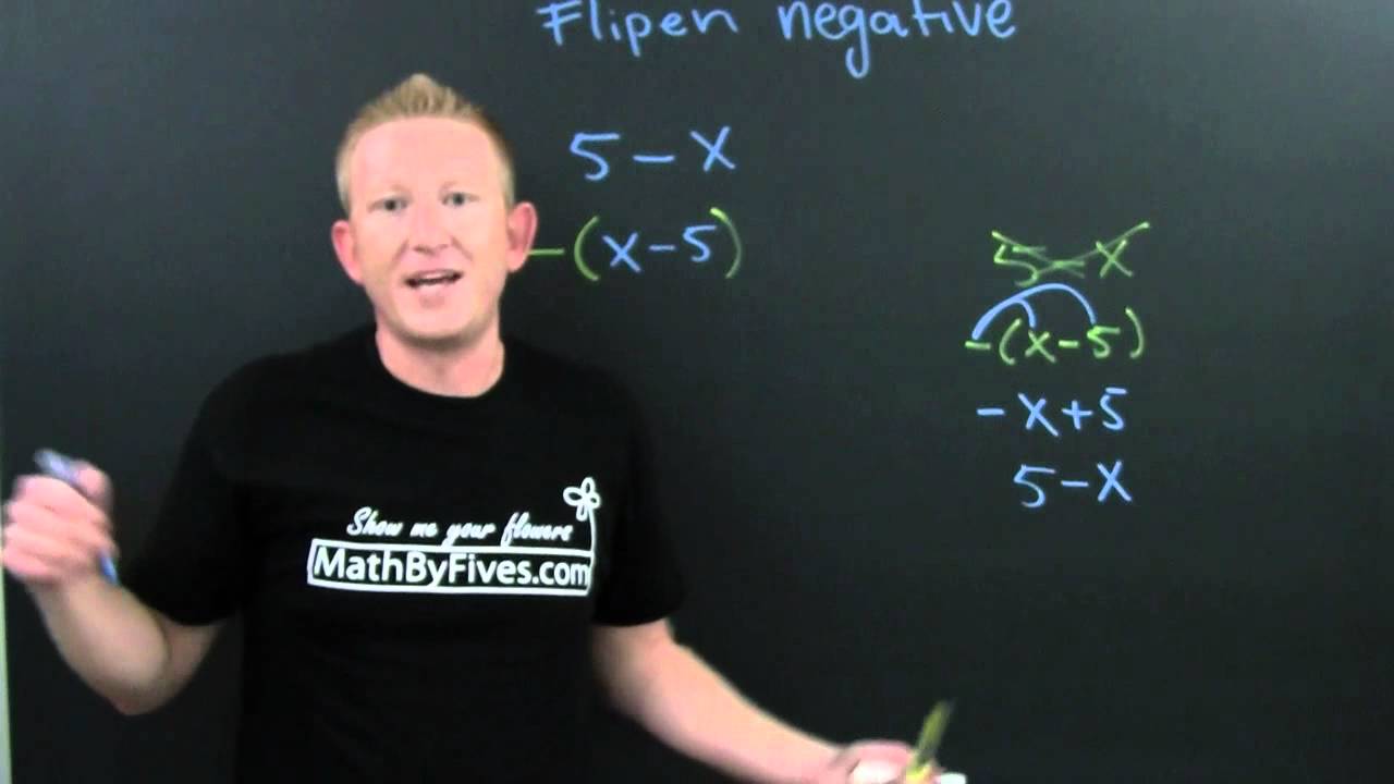 Flippin Negative and Factoring Out Negative