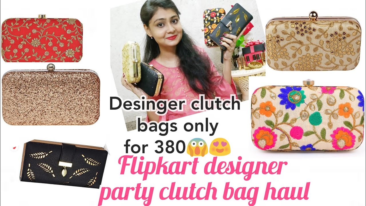 Flipkart box clutch haul, Flipkart bag haul under 500, Flipkart high ...