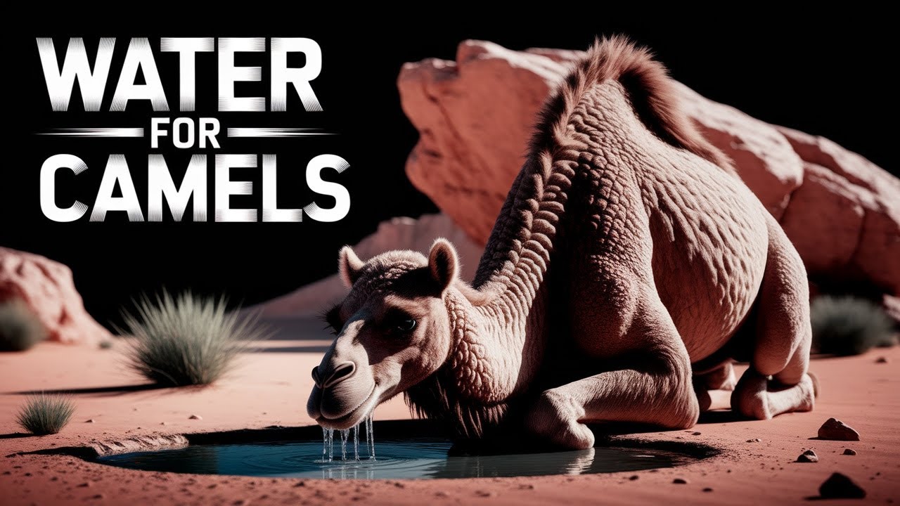 group of goat 🐐 with a Camel 🐪